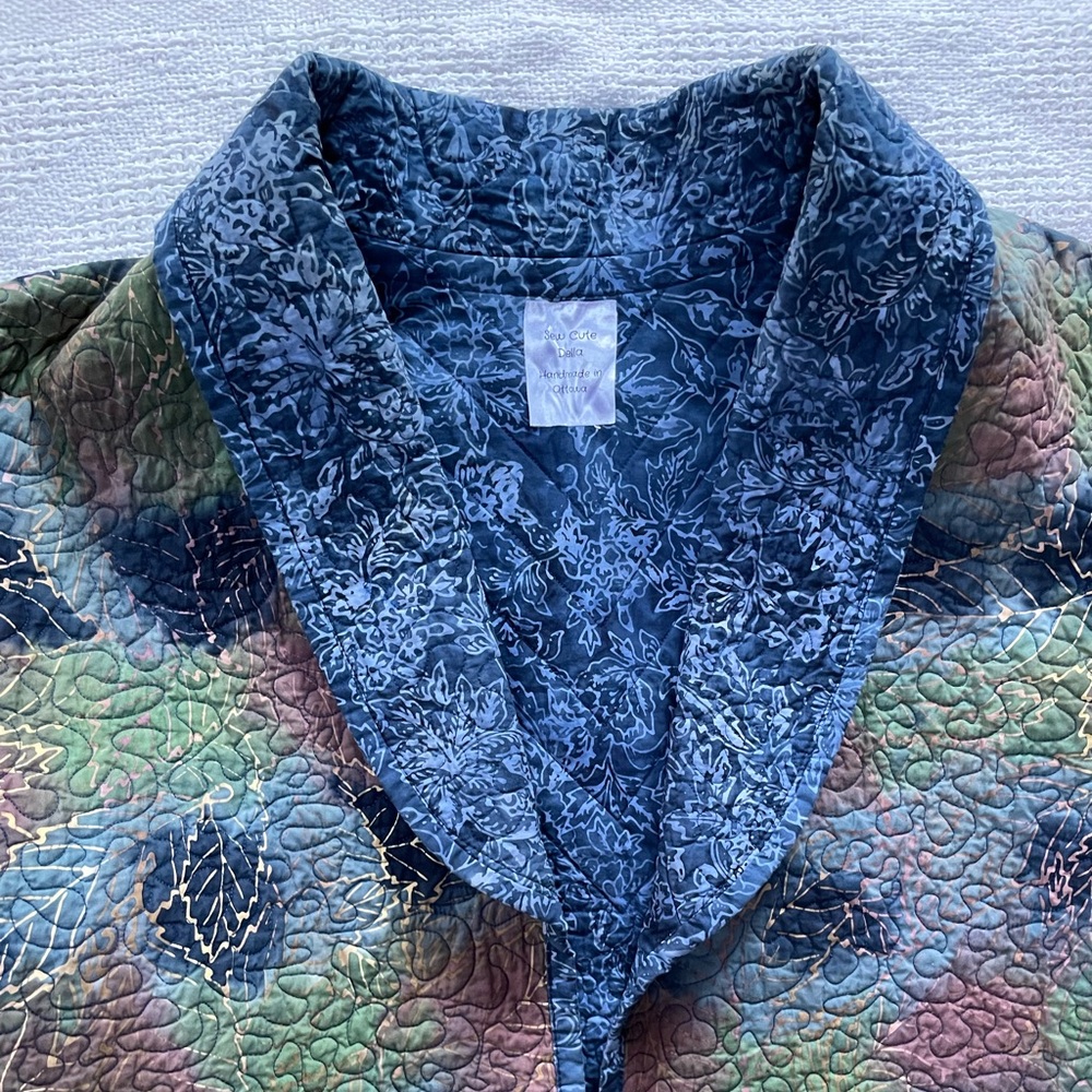 Handmade Quilt Jacket / Fall Coat - Picture 3 of 7